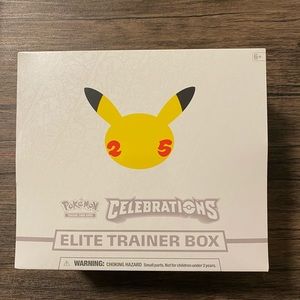 Pokemon Celebrations Elite Trainer Box New Factory sealed